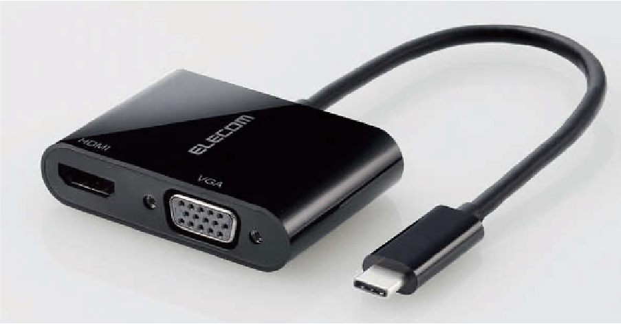 ELECOM USB-C to HDMI/VGA変換アダプタ